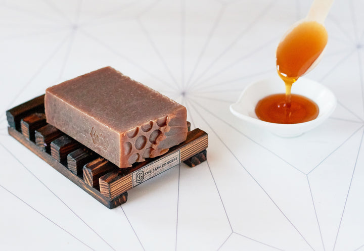 Handmade Artisanal Soap Bar - Honey- The Skin Concept