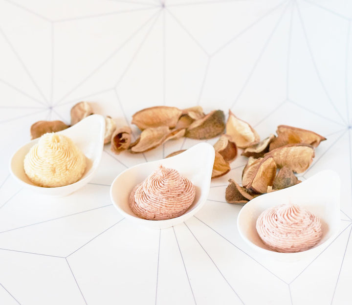 Handmade Vegan Whipped Soap + Scrub - Spiced Orange- The Skin Concept