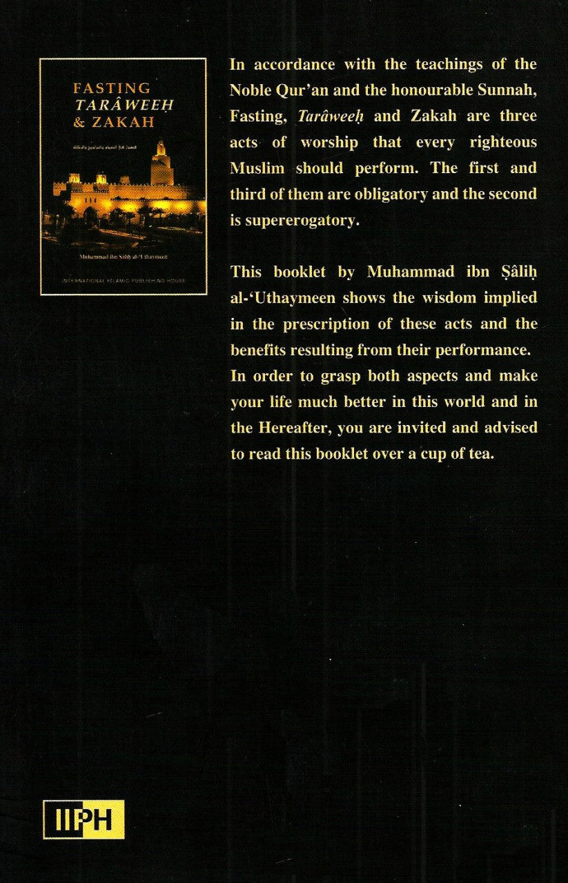 Fasting, Taraweeh & Zakah