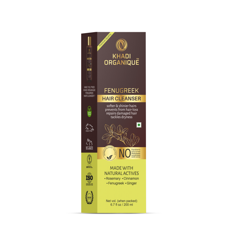 Fenugreek Hair Cleanser - Khadi Organique