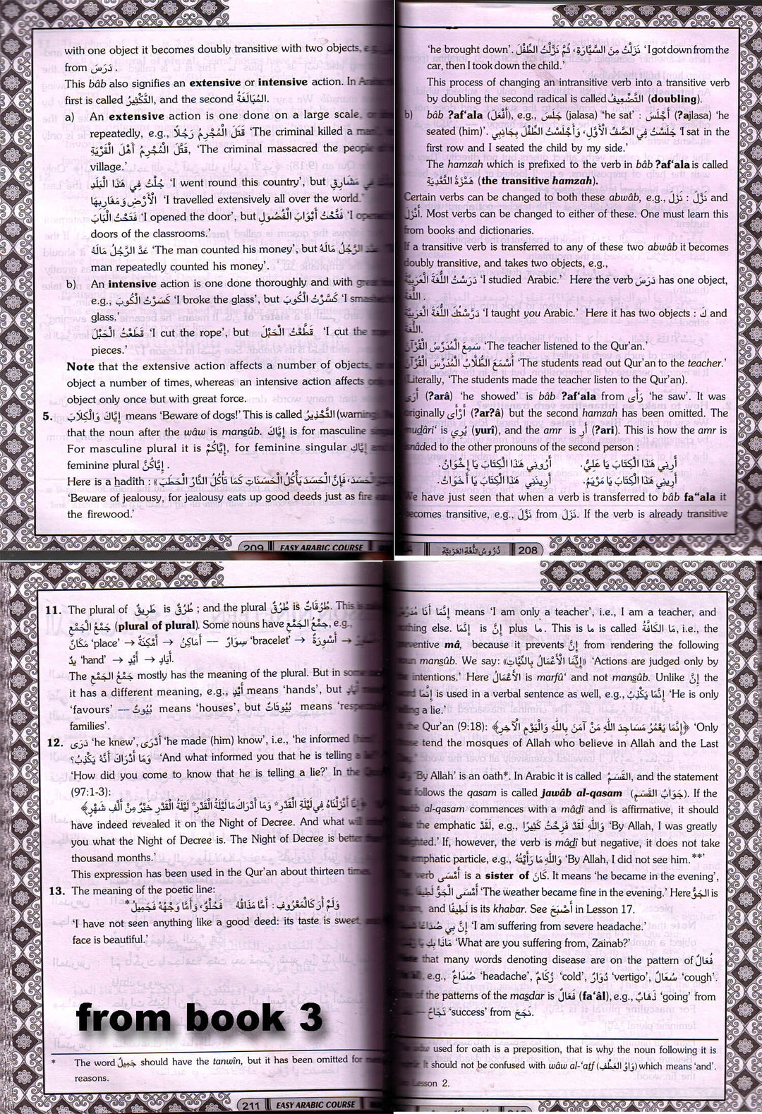 Easy Arabic Course 3 Volume Set (Parts 1 2 And 3) For English Speaking Students (Professor V Abdur Rahim) Per Islamic University Of Madinah  (SOFTBOUND, Dr.V.Abdur Rahim)