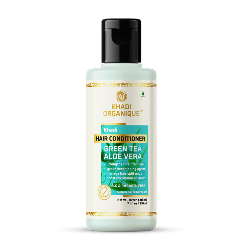 Green Tea Aloe Vera Hair Conditioner - Khadi Organique