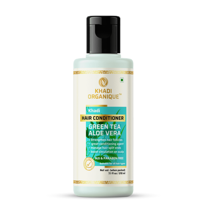 Green Tea Aloe Vera Hair Conditioner - Khadi Organique
