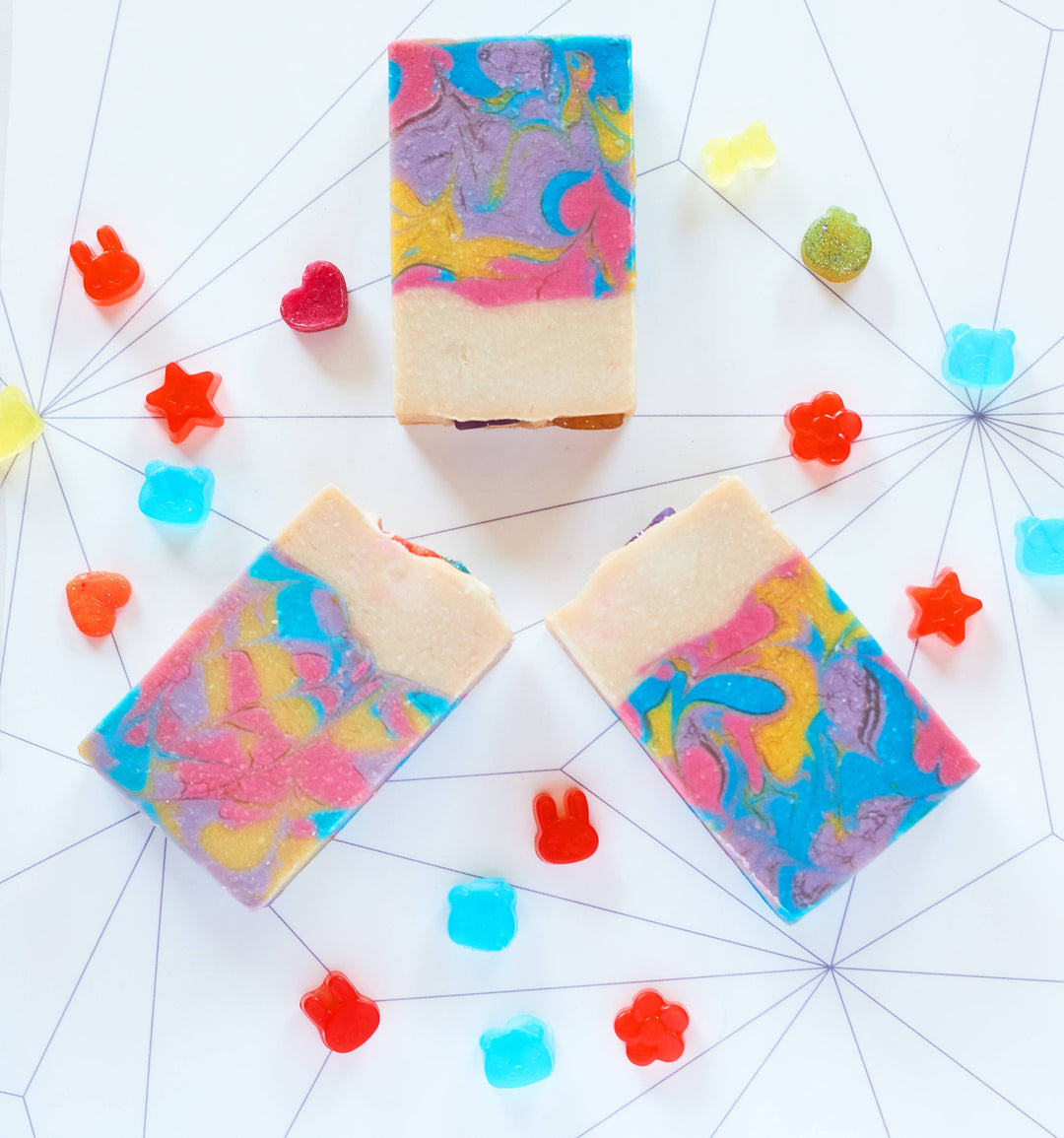 Handmade Premium Soap Bar - Candyland- The Skin Concept