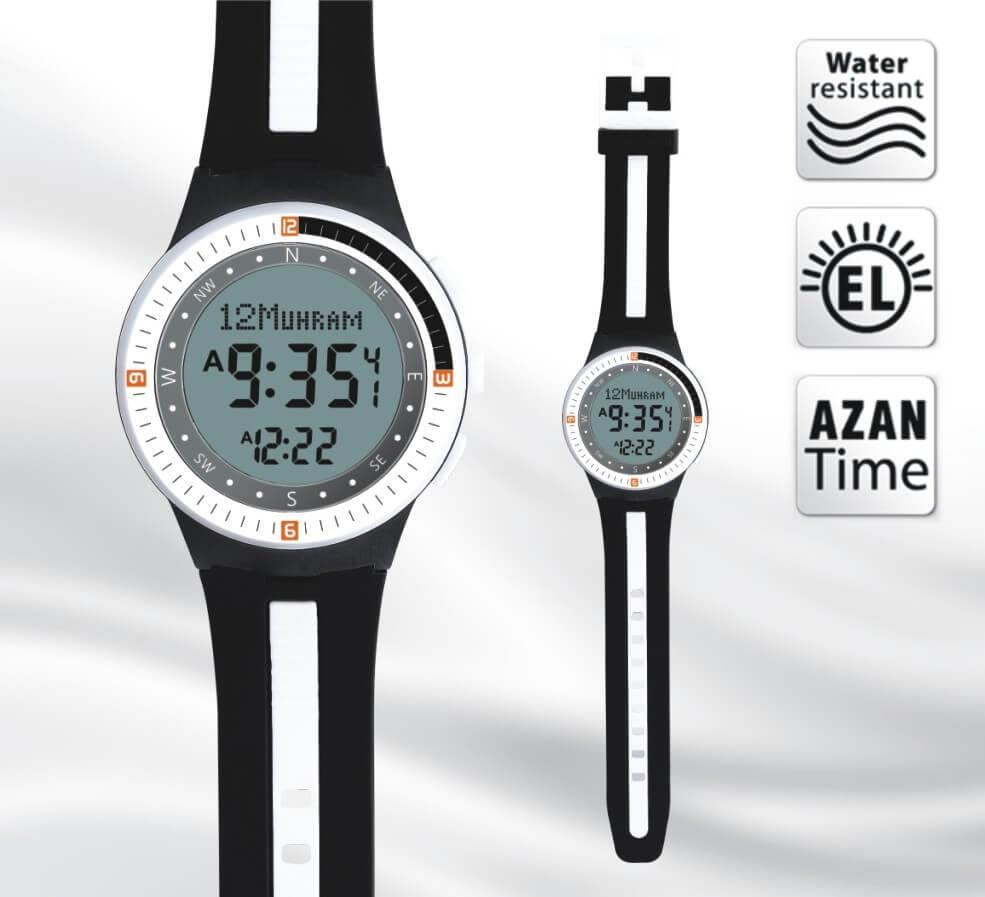 Al Harameen Azan Watch HA-6505BWW