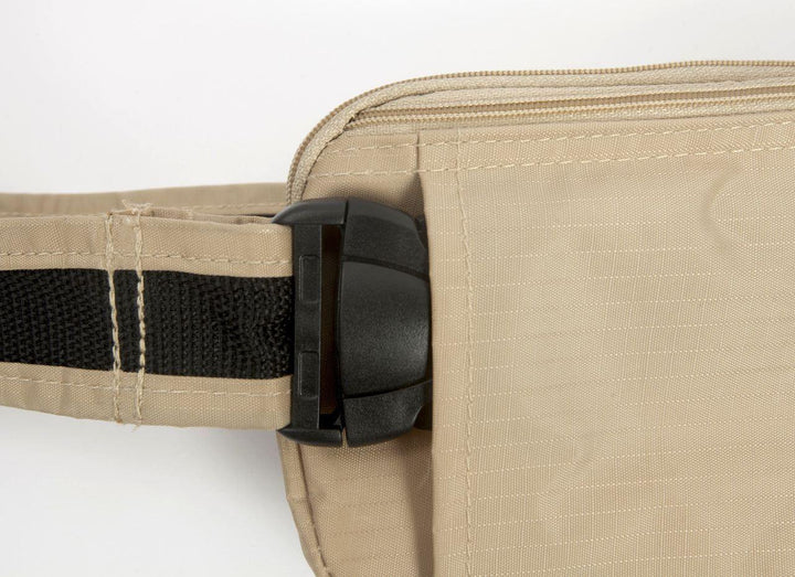 Hajj Safe Anti-Theft Waist Bag and Ihram Belt - Beige Color