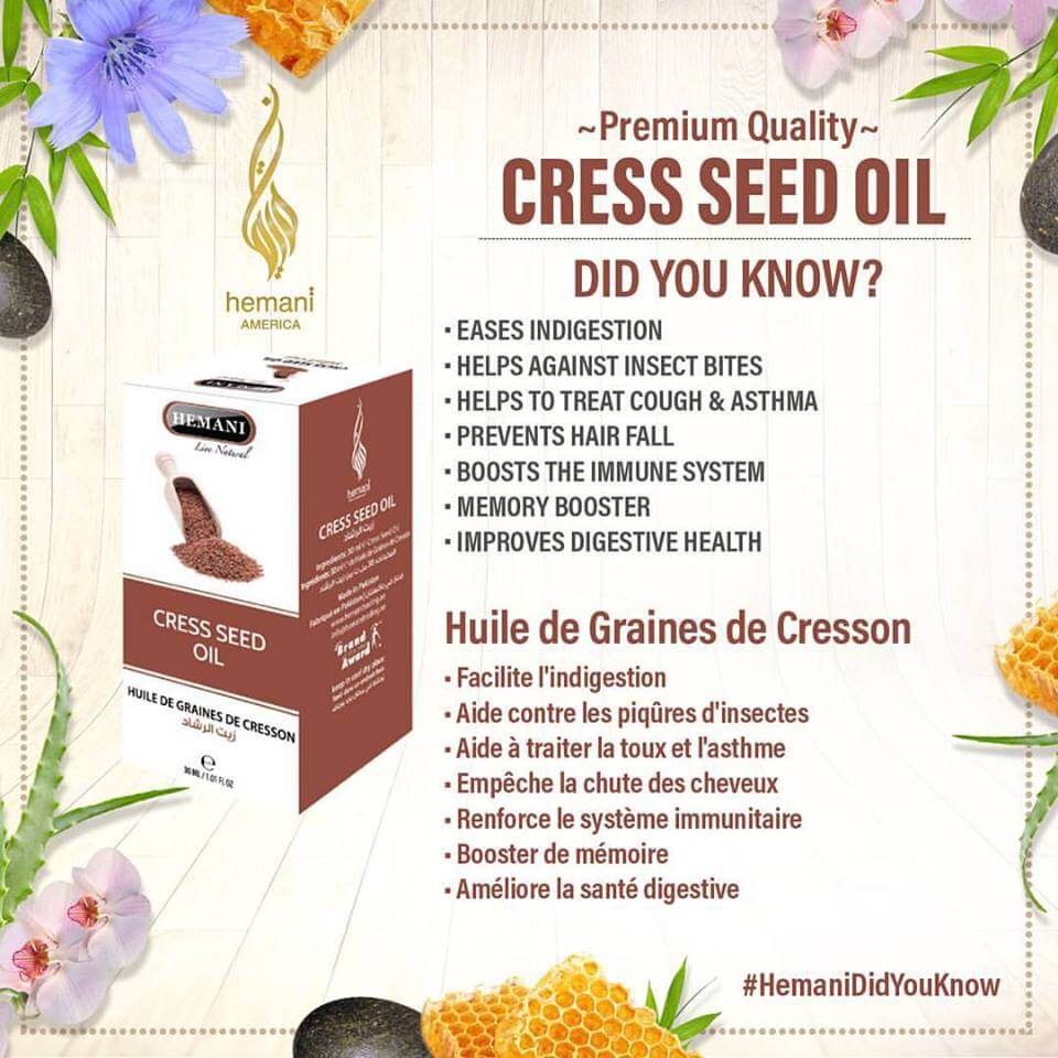 Cress Seed Oil