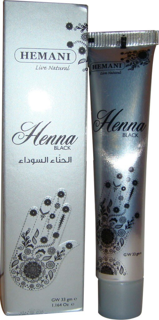 Henna Black Tube for Hands