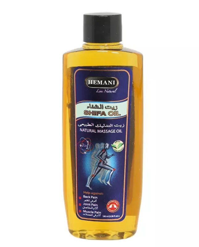 Hemani Shifa Oil - Natural Massage Oil - 3 in 1 - 100ml