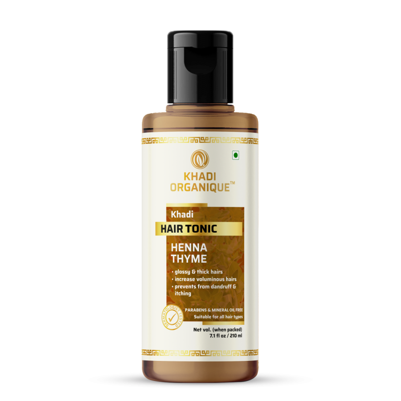Henna Thyme Hair Tonic - Khadi Organique