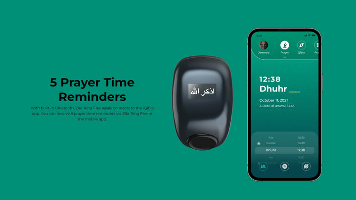 Umeox Iqibla Newest Smart Tasbih Zikr Ring Flex - Smart Tasbih Counter
