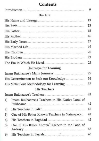 The Biography of Imam Bukhaaree