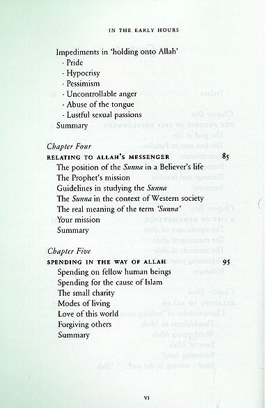 In the Early Hours: Reflections on Spiritual and Self Development