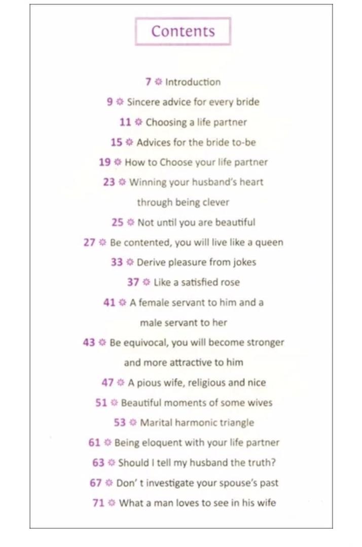 Keys to a successful Marital Life