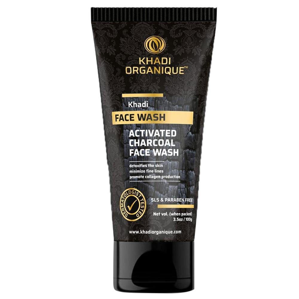 Active Bamboo Charcoal Face Wash - Khadi Organique