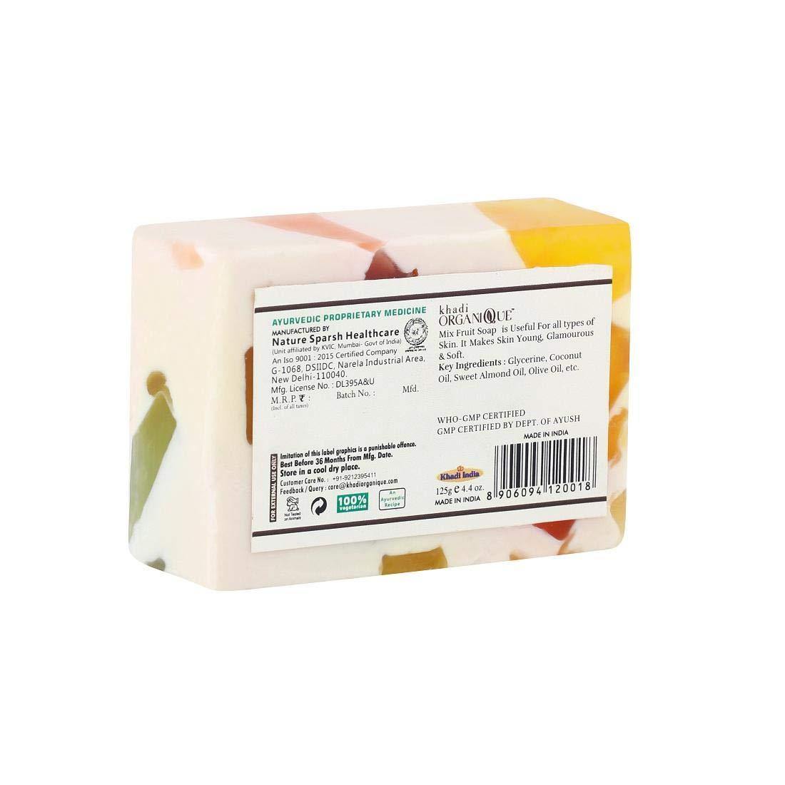 Khadi Organique Mix Fruit Handmade Soap