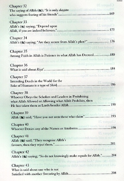 An Explanation of Muhammad ibn Abd al-Wahhabs Kitab Al-Tawhid