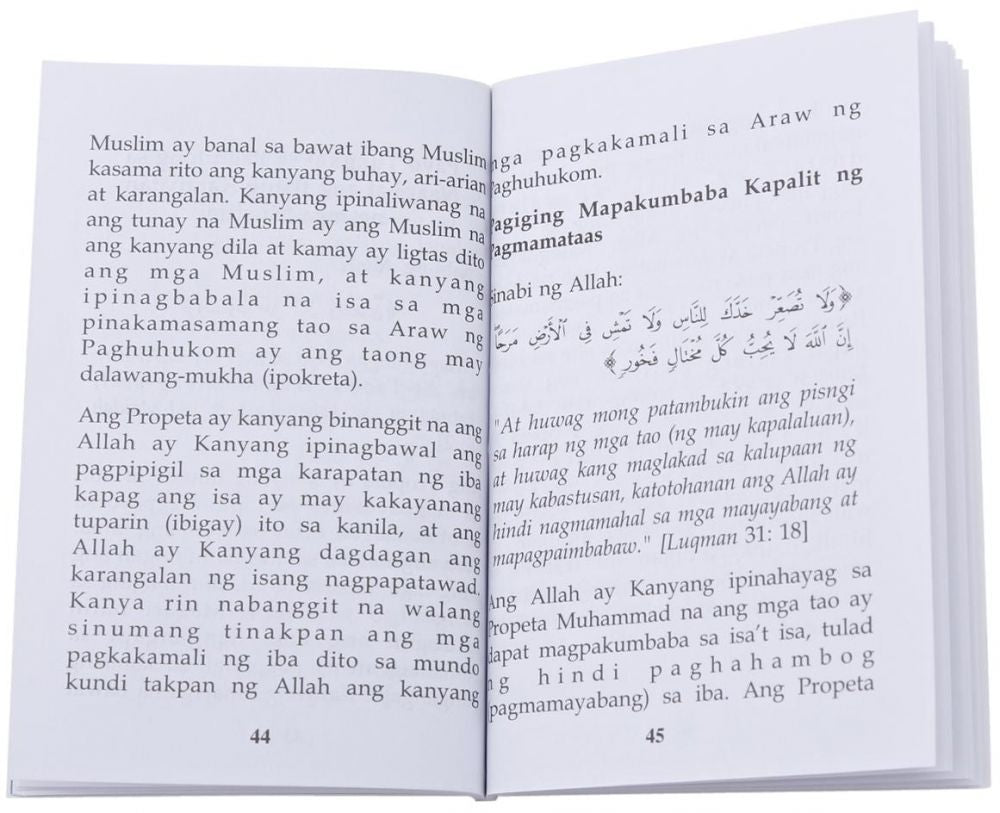 Manners of Muslim: Tagalog