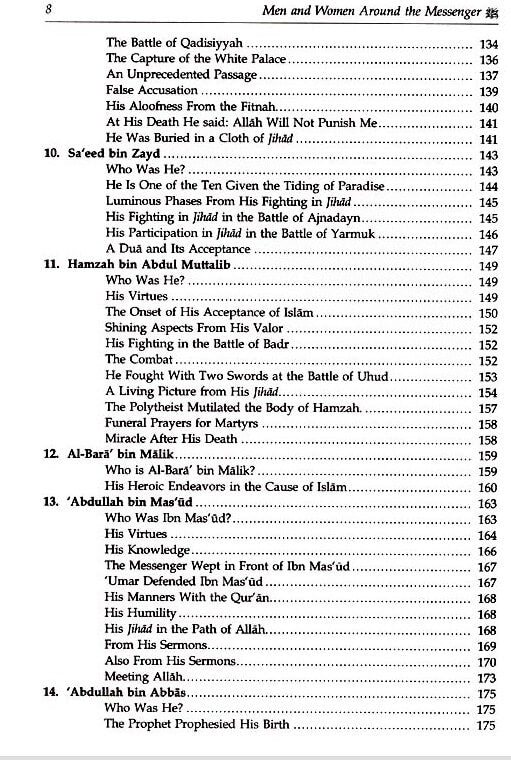 Men and Women around the Messenger