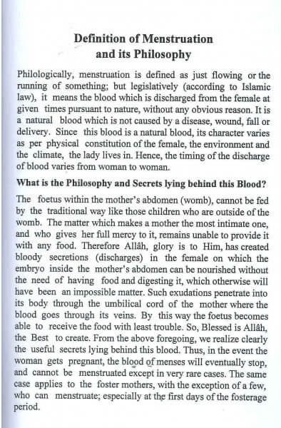Islamic Rulings on Menstruation and Postpartum Condition