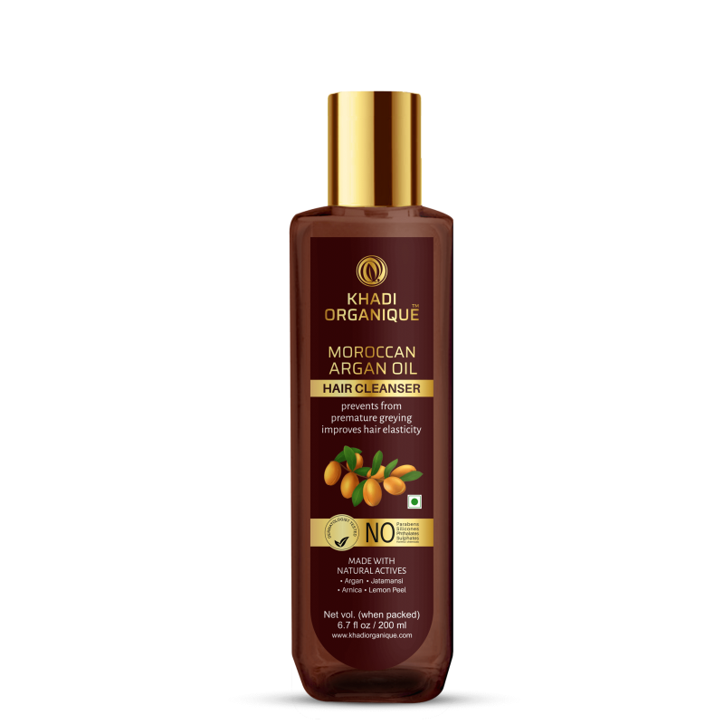 Moroccan Argan Oil Hair Cleanser - Khadi Organique