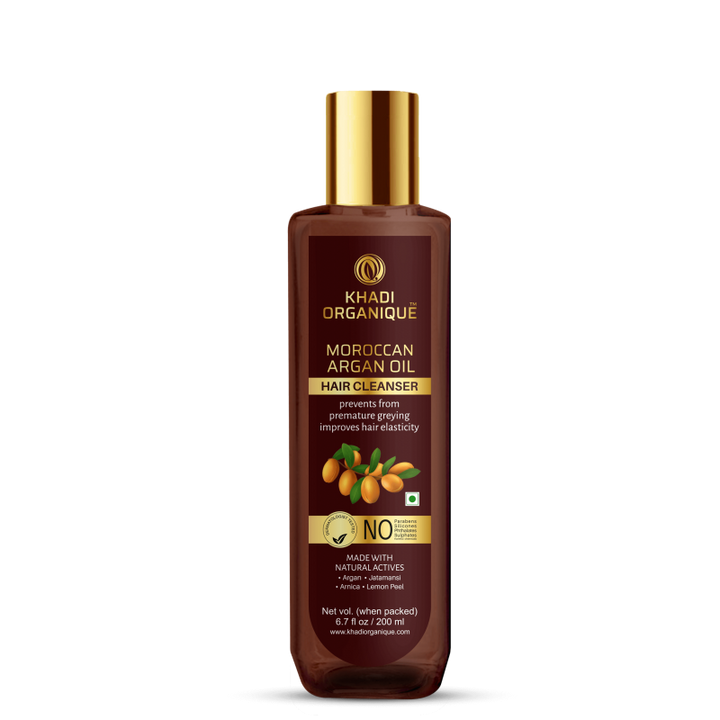 Moroccan Argan Oil Hair Cleanser - Khadi Organique