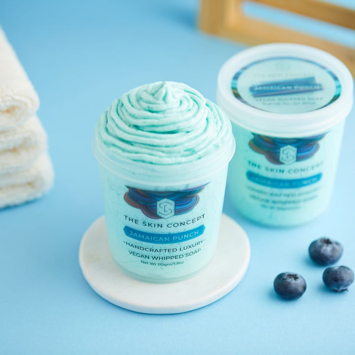 Handmade Vegan Whipped Soap- Jamaican Punch- The Skin Concept