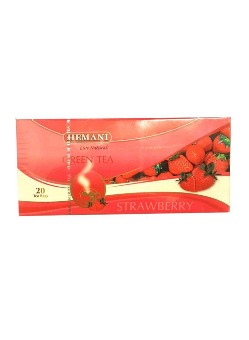 Hemani Green Tea Strawberry 40g