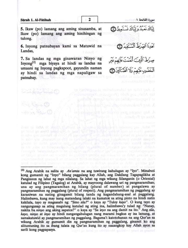 Noble Quran in Tagalog (Filipino)