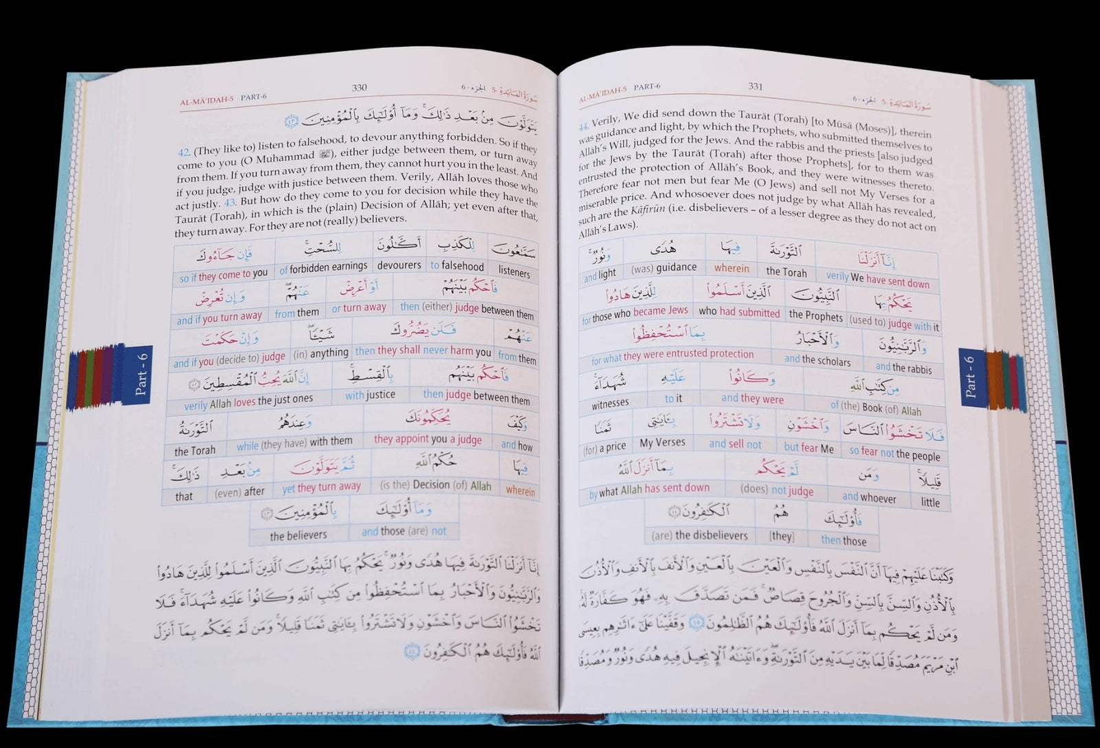 Noble Quran Word For Word (Full Color 3 Vol. Set)