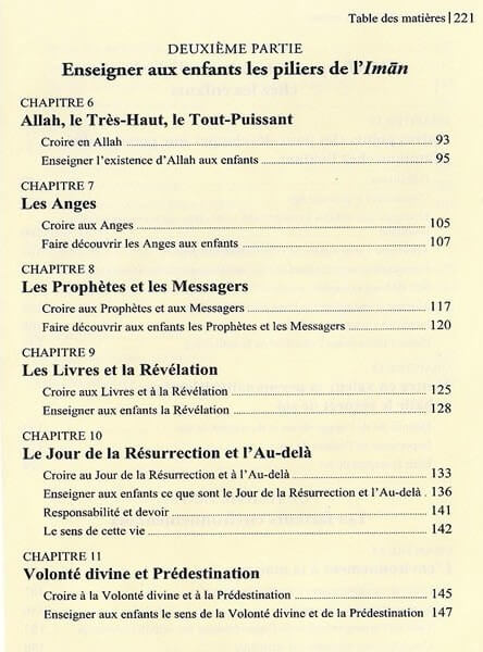 French: Nourrir l’imân de l'enfant (Nurturing Eeman in Children)