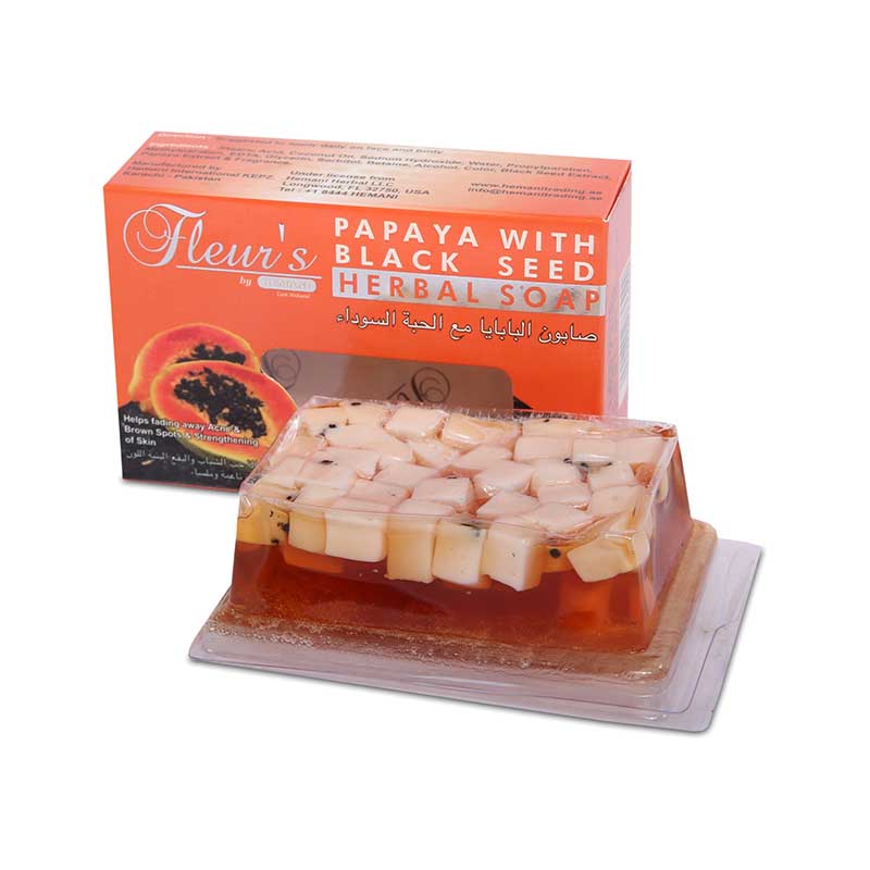 Fleur’s Blackseed & Papaya Soap