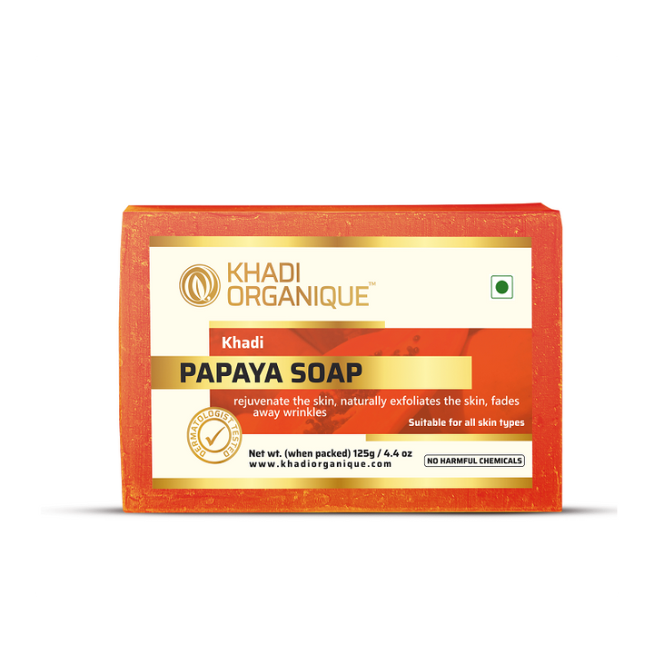 Papaya Soap - khadi organique