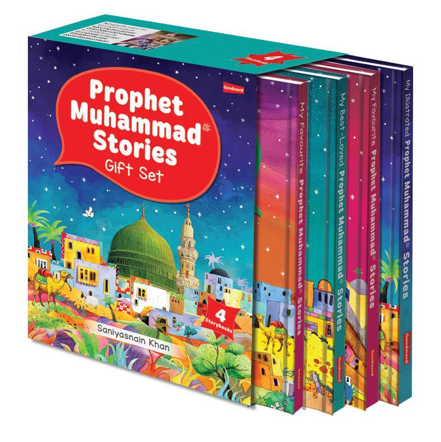 Prophet Muhammad Stories Gift Box (Four HARDCOVER Books in a Slipcase) - DeenSquare.com