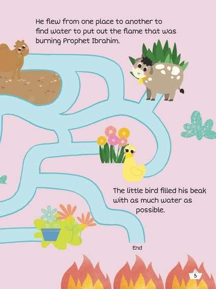 Prophet Ibrahim And The Little Bird  Activity Book - DeenSquare.com