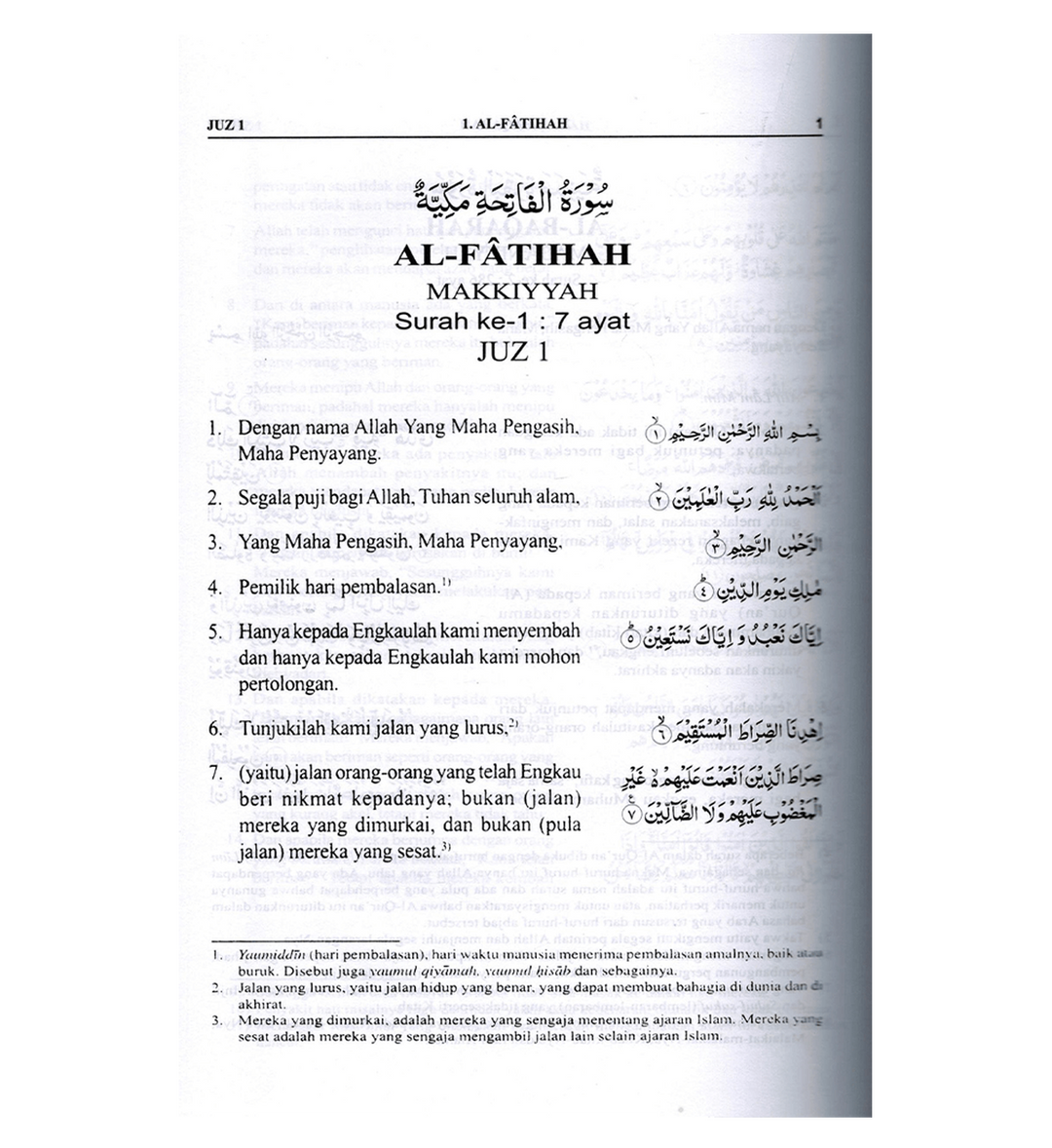 The Noble Quran in Indonesian