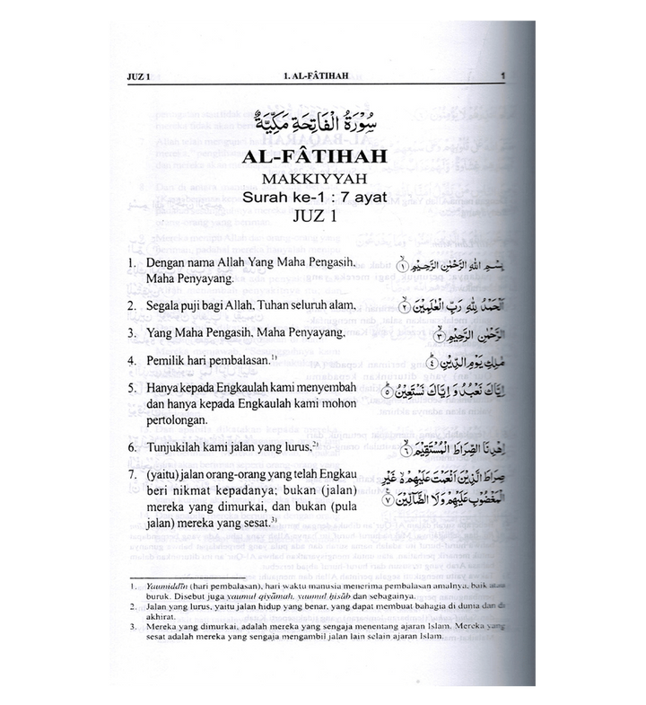 The Noble Quran in Indonesian