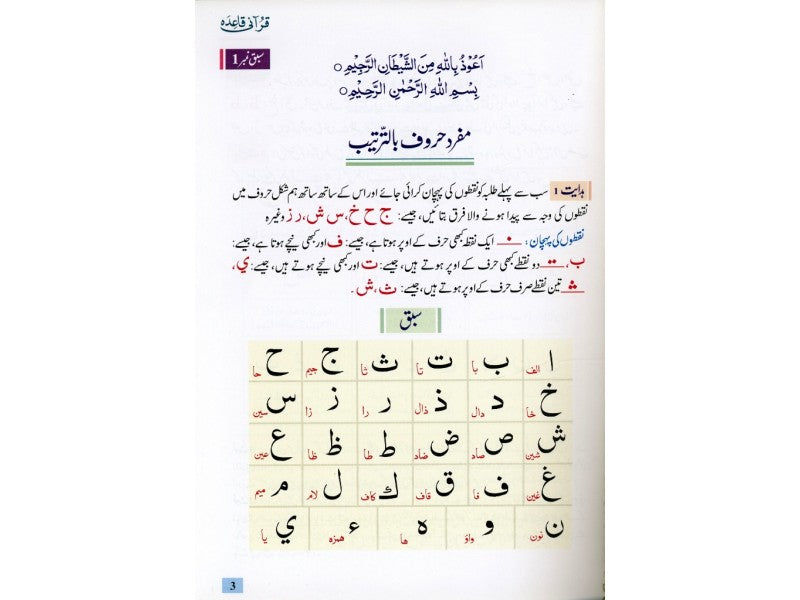 Qurani Qaidah in Urdu 