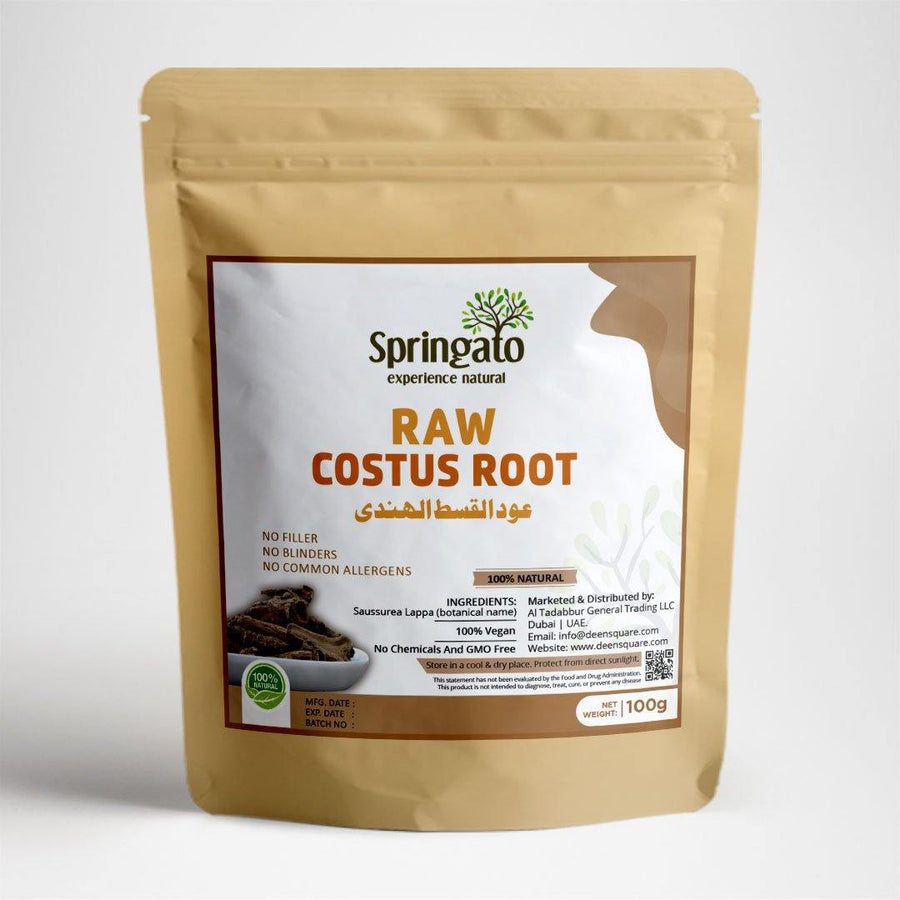 Qust Al Hindi - Raw Costus Root - 100 gram - Springato - DeenSquare.com