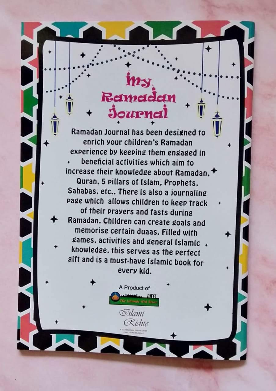 Ramadan Journal ( +FREE RAMADAN POSTER+EID CARD+CERTIFICATE)