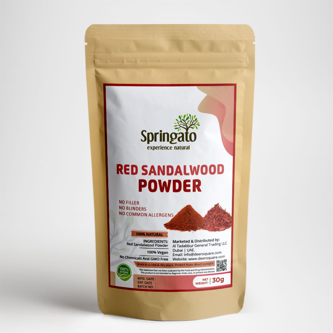 Red Sandal wood Powder for Face (Rakta Chandan) - Springato