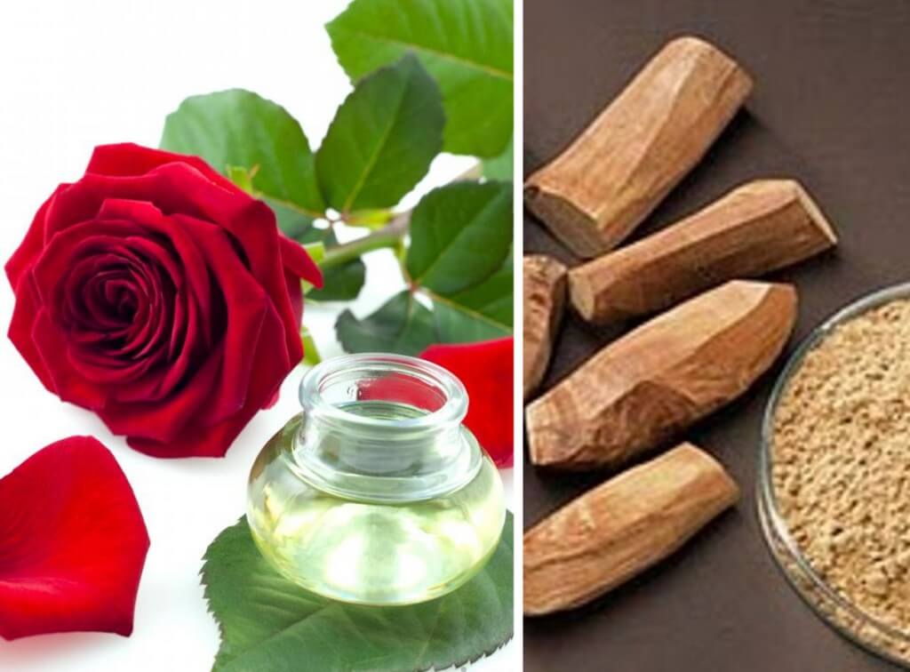 Sandalwood and Rose Water