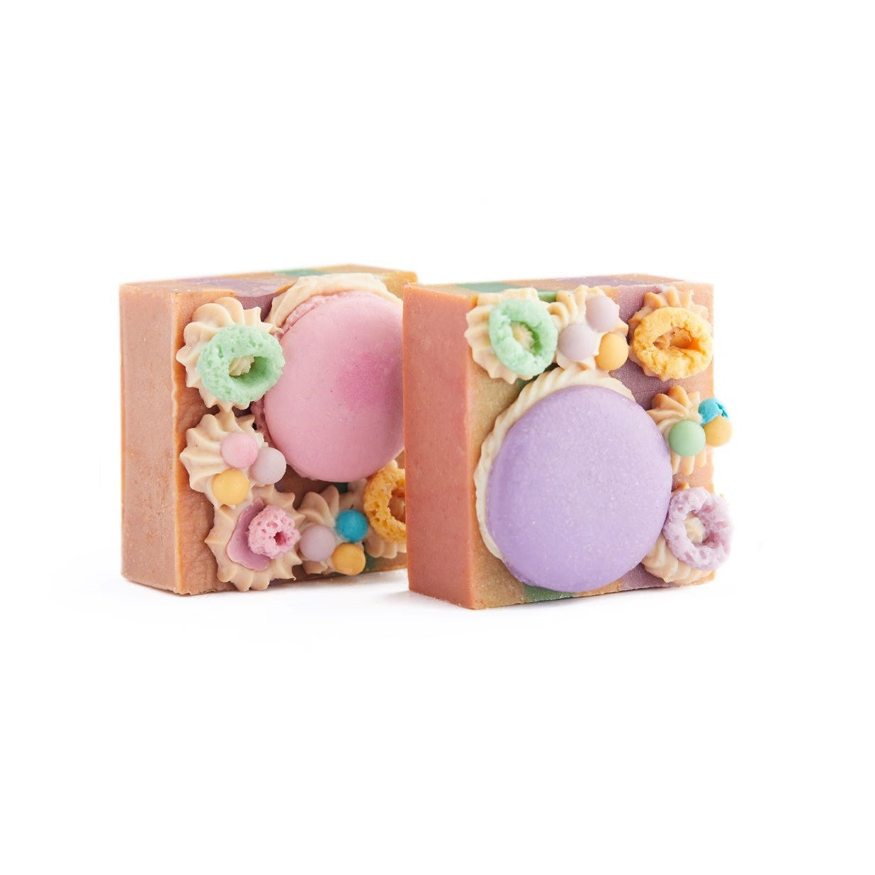 Handmade Vegan Dessert Soap - MACARON LOAF- The Skin Concept