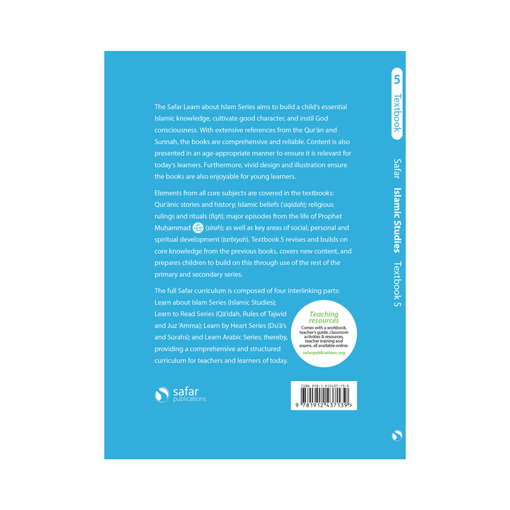Islamic Studies Textbook 5 - Learn about Islam Series by Safar Publications