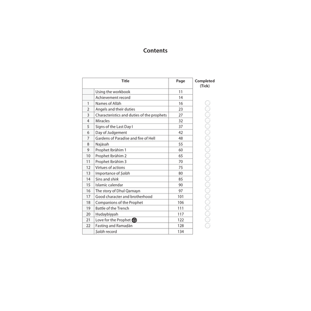 Islamic Studies Workbook 4 - Learn about Islam Series by Safar Publications