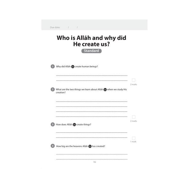 Islamic Studies Workbook 6 - Learn about Islam Series by Safar Publications