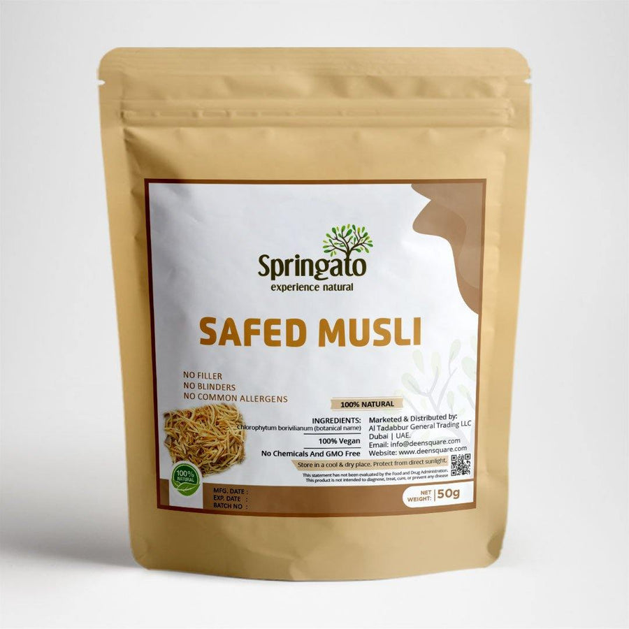 Safed Musli - White Musli - Springato - DeenSquare.com