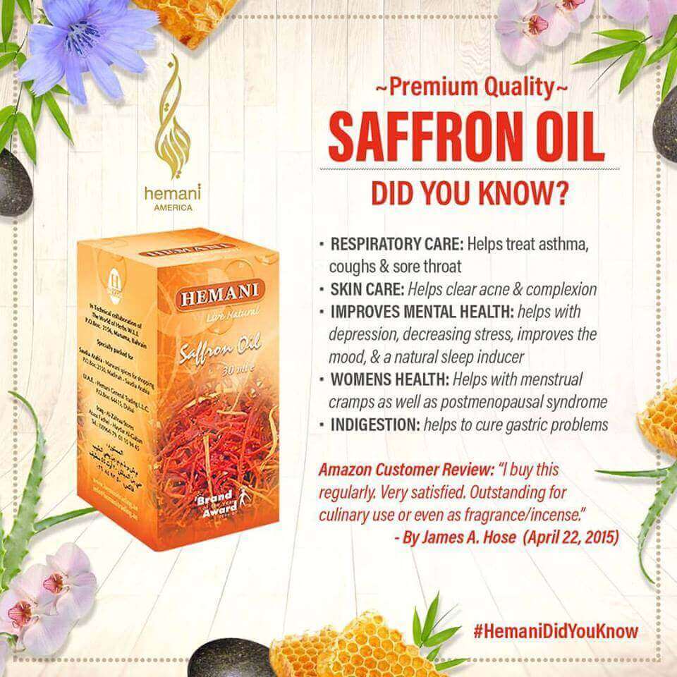 Saffron Oil