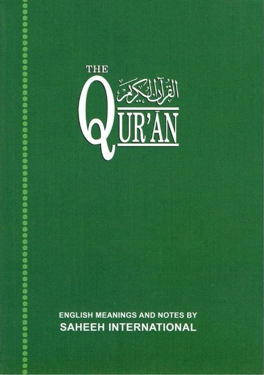 Quran: Arabic Text and English Translation 17x12cm by Saheeh International