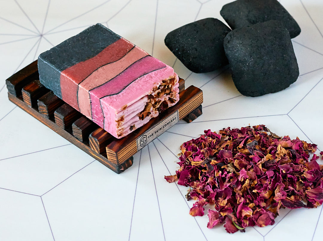 Handmade Premium Soap Bar - Black Rose - The Skin Concept